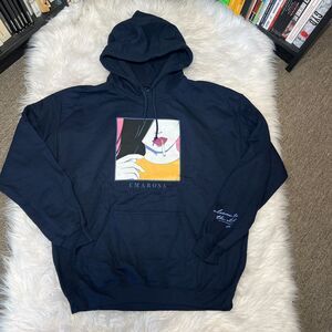 EMAROSA WELCOME TO THE CLUB NAVY BLUE HOODIE